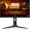 ÉCRAN DE GAMING AOC PLAT 23.8 POUCES 24G2SP IPS G-SYNC COMPATIBLE 1MS 165HZ