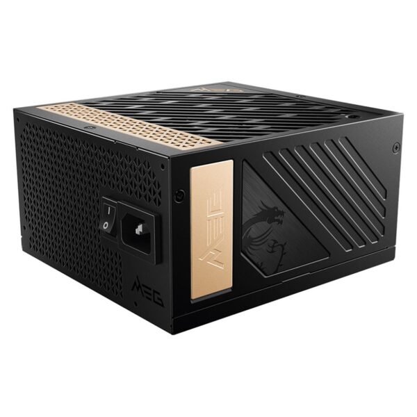 Bloc D'Alimentation Gamer MSI MEG AI1300P PCIE5 80+ Platinum Full Modulaire