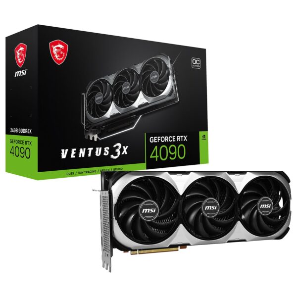 912-V510-223 CARTE GRAPHIQUE MSI NVIDIA GEFORCE RTX 4090 VENTUS 3X 24G OC
