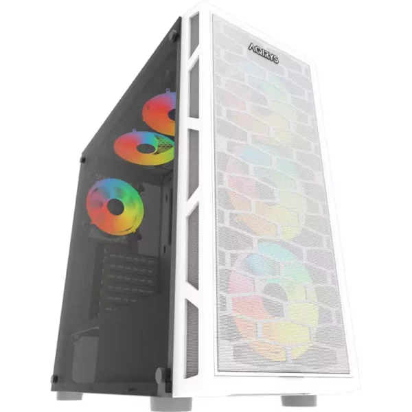 Boitier Gamer Midi Tour AQIRYS-ARCTURUS ARGB / White
