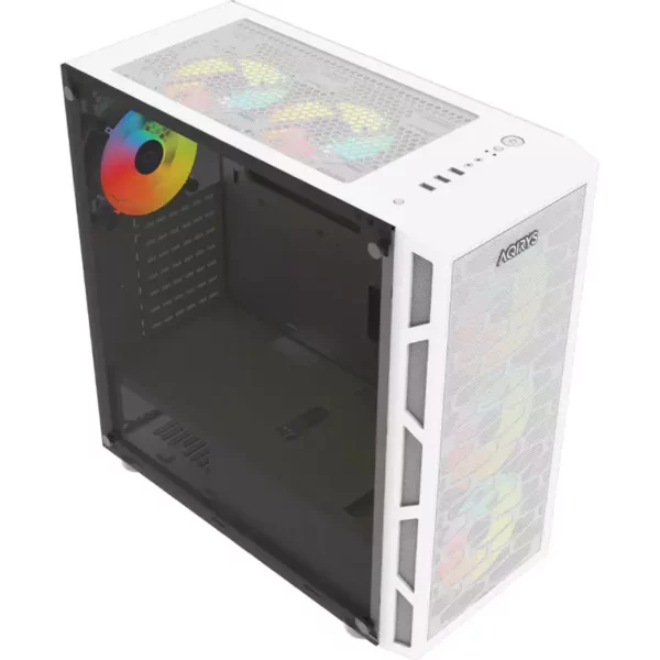 Boitier Gamer Midi Tour AQIRYS-ARCTURUS ARGB / White