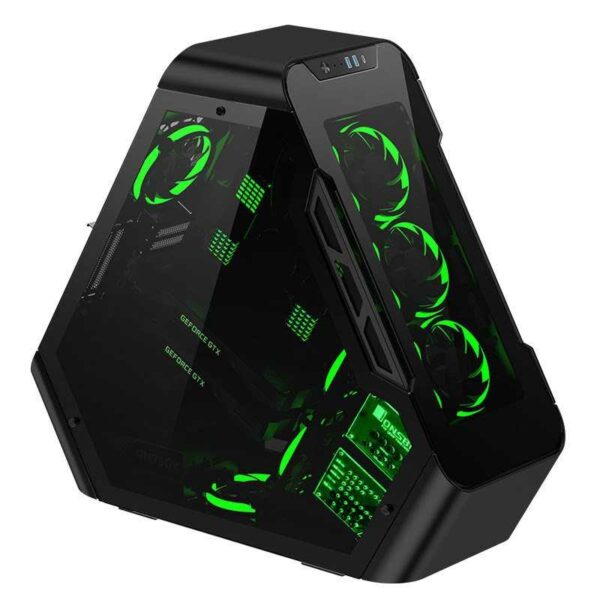 BOITIER PC JONSBO TR03-ASHOWCASE TGSILVERMTSAN AL1 Boitier PC JONSBO TR03-A SHOWCASE Black