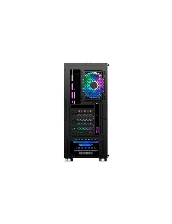 Boitier NJOY Fort PC Case - ARGB2 Boîtier Gamer NJOY FORT PC CASE ARGB / ATX & Micro ATX / Noir