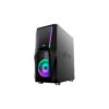 Boitier NJOY Fort PC Case - ARGB4 Boîtier Gamer NJOY FORT PC CASE ARGB / ATX & Micro ATX / Noir