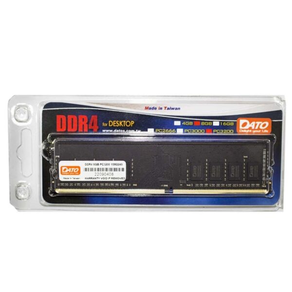 DATO DIMM 8GO DDR4 PC3200 BARRETTE MEMOIRE DATO DIMM 8GO DDR4 PC3200