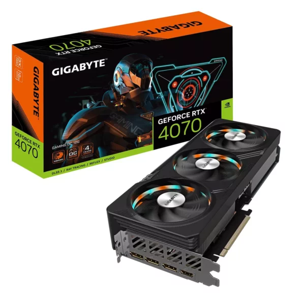 GV-N4070GAMING OC-12GD CARTE GRAPHIQUE GIGABYTE NVIDIA GEFORCE RTX 4070 GAMING OC 12G