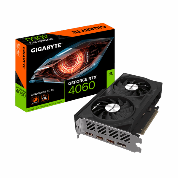 GeForce RTX™ 4060 WINDFORCE OC 8G-01 Gigabyte GeForce RTX 4060 WINDFORCE OC 8G