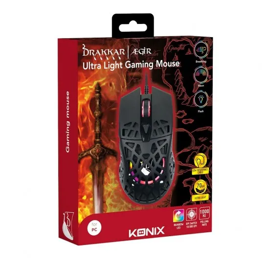 SOURIS KONIX DK AEGIR ULTRA LIGHT MOUSE