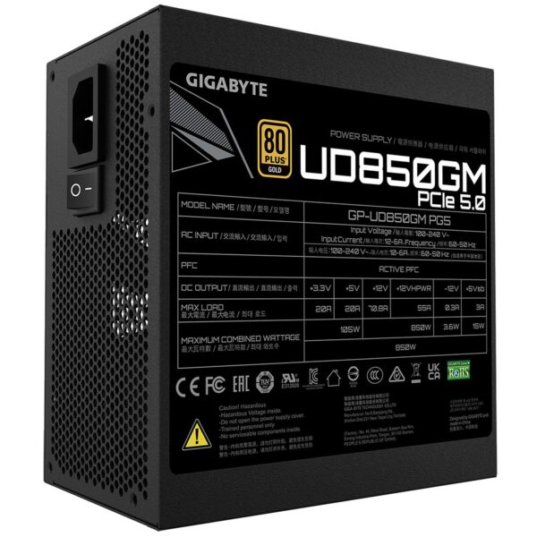 GIGABYTE UD850GM 80 PLUS | GOLD 850W