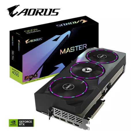 VGA GBT N4090AORUS M-24GD CARTE GRAPHIQUE GIGABYTE AORUS NVIDIA GEFORCE RTX 4090 MASTER 24G