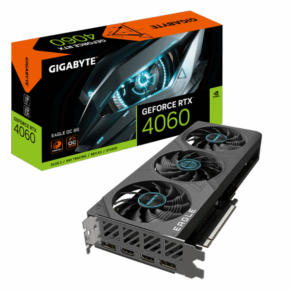 CARTE GRAPHIQUE GIGABYTE VGA GV-N4060EAGLE OC-8GD