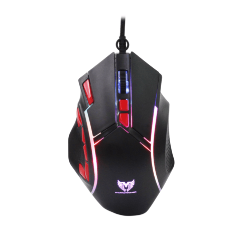 SOURIS GAMING Filaire STAR WAVE GM1137 Rétroéclairage RGB- Noir