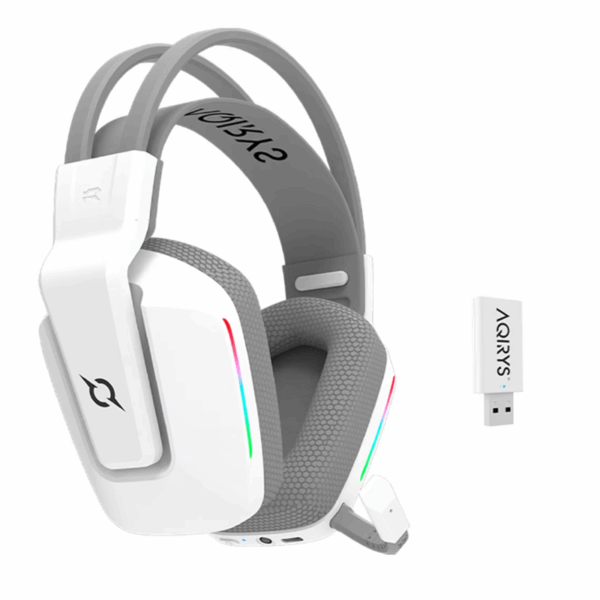 Casque Gamer Sans Fil AQIRYS ALYA (blanc)
