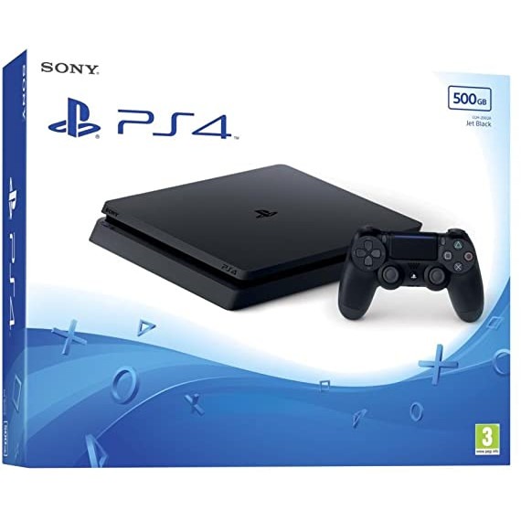 console-playstation-ps4-slim-500g-noir (2) CONSOLE NOIR PS4 SLIM 500G NOIRE+