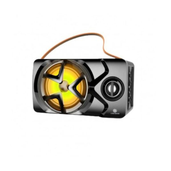 HAUT PARLEUR BLUETOOTH GOLD SOUND NOIR (GS-6202)
