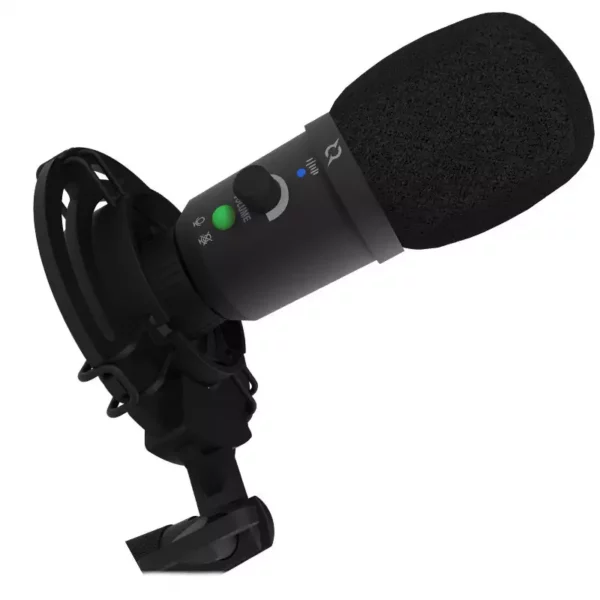 MICROPHONE AQIRYS Voyager - Filaire USB - Noir