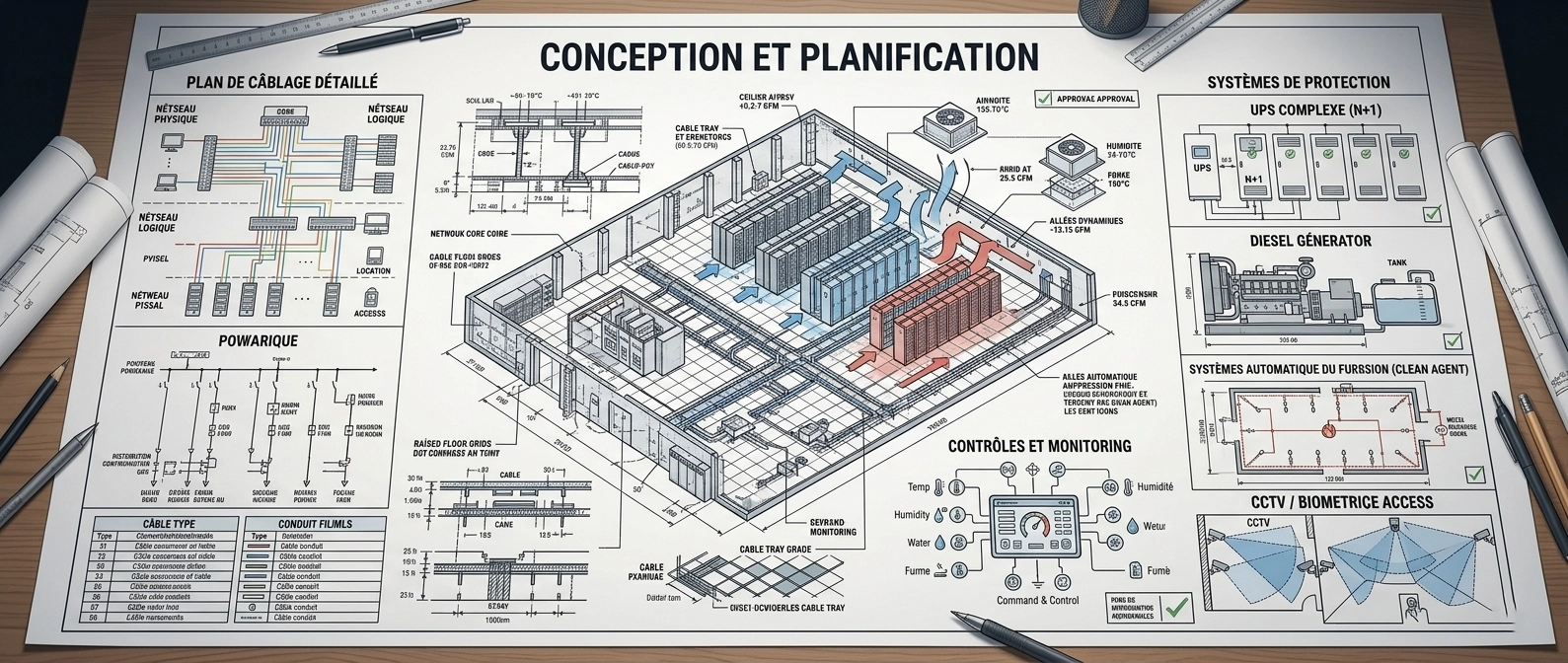 conception et planification salle serveur en tunisie