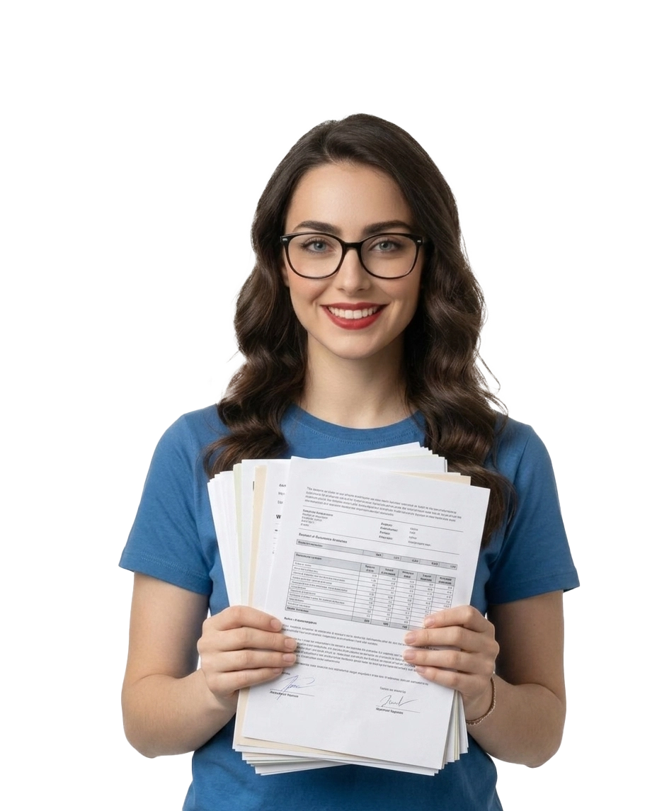 Technicien informatique de Best PC tenant des documents d'audit.