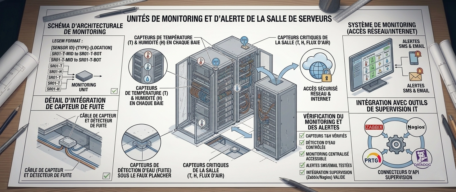 monitoring salle serveur tunisie