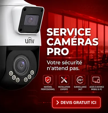 Installation caméra de surveillance Tunisie