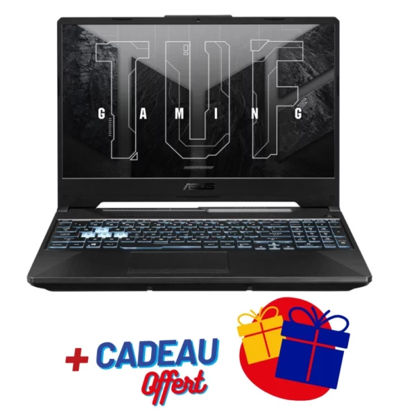 PC Portable ASUS TUF Gaming A15 FA506NFR | Ryzen 7 7435HS | RTX 2050 4G | 24 Go | 512 Go SSD | Windows 11 | Noir