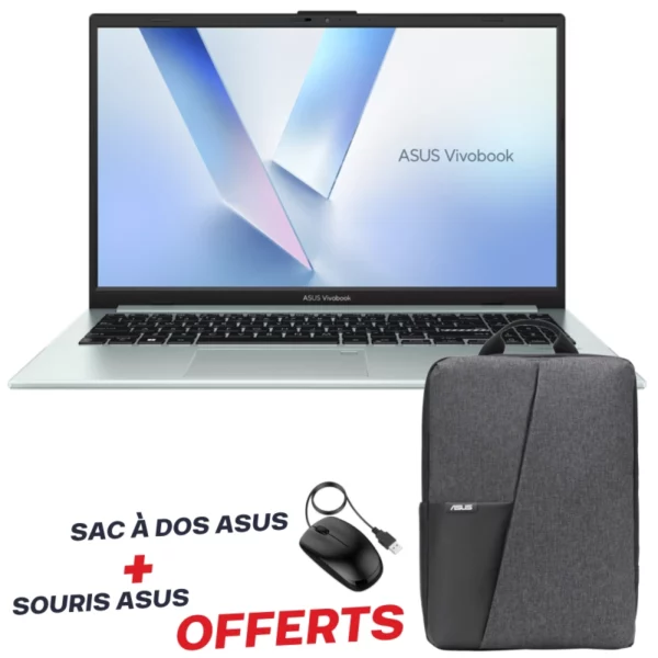 pc-portable-asus-vivobook-go-15-oled-e1504fa-ryzen-5-7520u-16-go-1-to Pc Portable ASUS Vivobook Go 15 OLED E1504FA | Ryzen 5 7520U | 16 Go | 1 To SSD | Windows 11 | Gris Vert