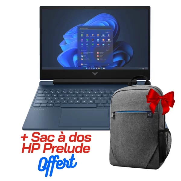 PC Portable Gamer HP Victus Gaming Laptop 15-fa1006nk | i5-13420H | 16 Go | 512 Go SSD | Windows 11 | Bleu