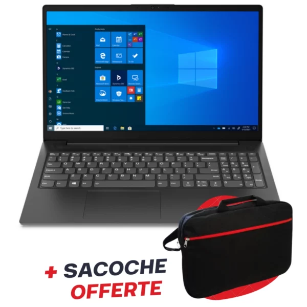 Pc Portable Lenovo V15 G2 IJL | N4500 | 8 Go | 256 Go SSD | Windows 11 Pro | Noir