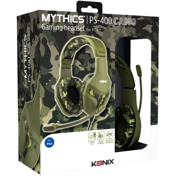 CASQUE KONIX PS-400 CAMO PS4