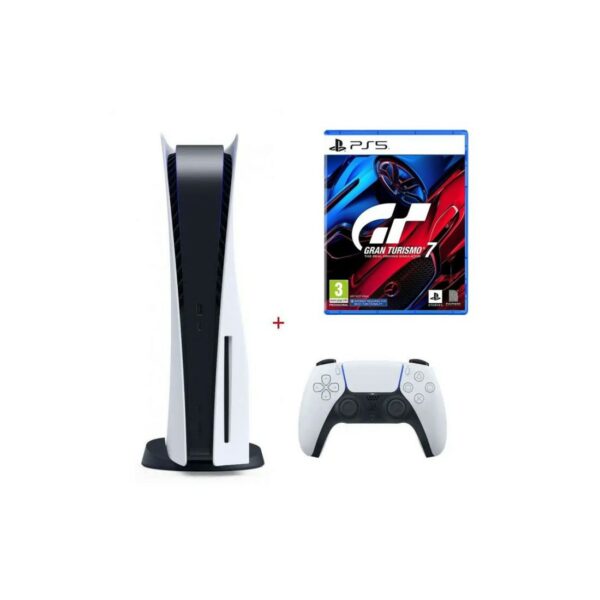 CONSOLE DE JEUX PS5 EDITION STANDARD + JEU GRAN TURISMO 7