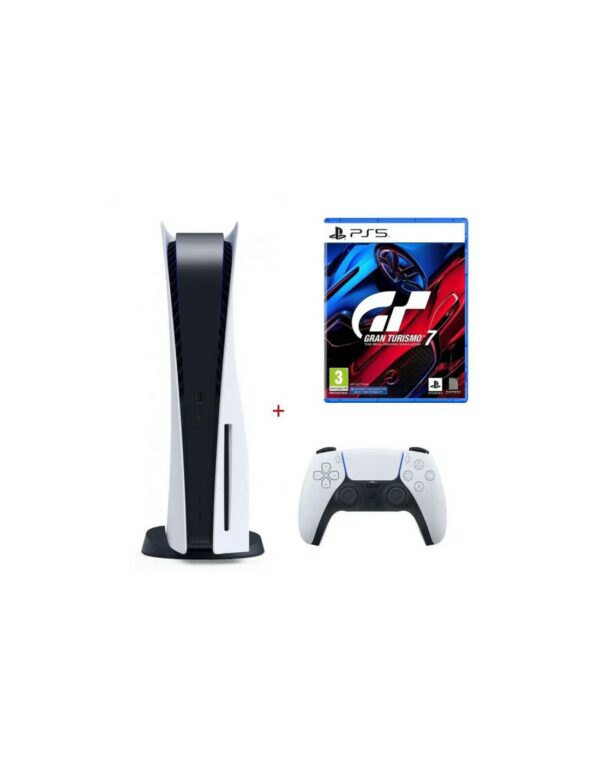 PS5 EDITION STANDARD + JEU GRAN TURISMO 7 CONSOLE DE JEUX PS5 EDITION STANDARD + JEU GRAN TURISMO 7