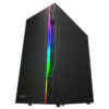 boitier aqirys electre midi tour atx 2 ventilateurs argb black